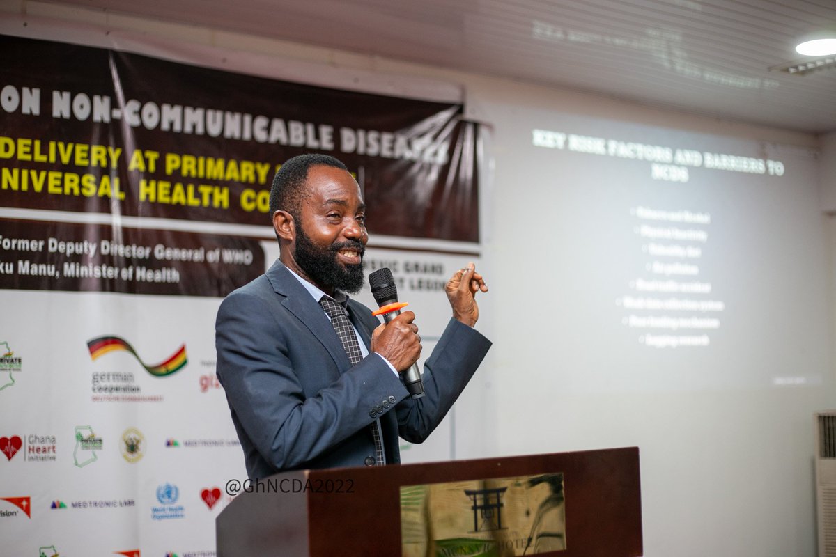 GhanaNcd's tweet photo. Let's start the year with some highlights from the 5th National High-Level Meeting on NCDs 👇
-Management of #NCDs in primary healthcare must be strengthened while prioritizing issues of finance,essential medicines&amp;technologies,Integration, awareness creation&amp;preventive health🤝 https://t.co/8EwOge4g9I