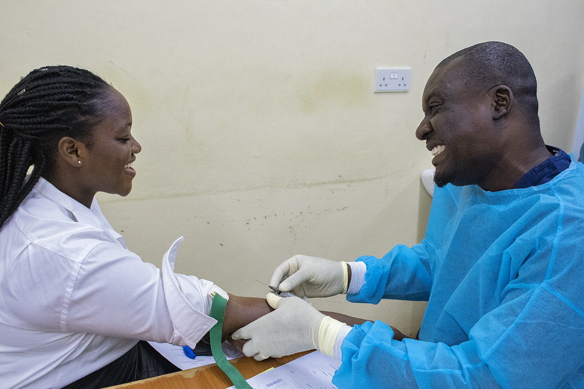 upsaccra's tweet photo. Freshers undergoing mandatory medicals at the Ewuntoma Medical Centre, UPSA Campus.
#WelcomeToUPSA #UPSA https://t.co/cP3KrUI14P