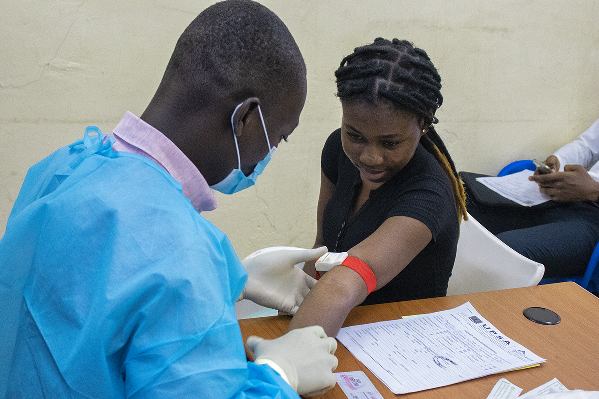 upsaccra's tweet photo. Freshers undergoing mandatory medicals at the Ewuntoma Medical Centre, UPSA Campus.
#WelcomeToUPSA #UPSA https://t.co/cP3KrUI14P