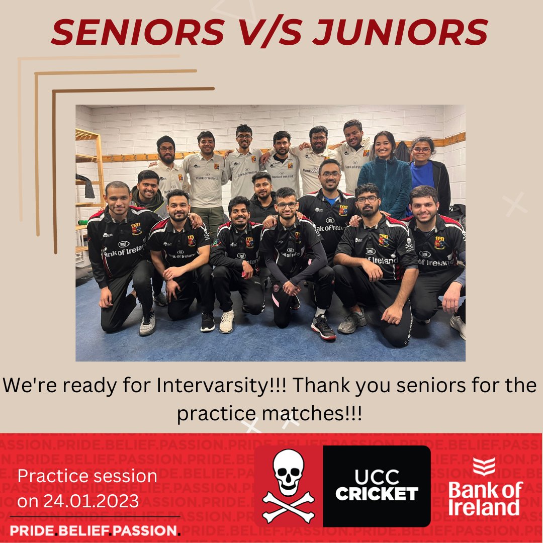 ucccricket's tweet photo. Can't wait for the D-day folks! we'd like to thank our seniors who helped us prepare for the intervarsities!

These last two weeks have been intense. Lad's are excited and can't wait to step out in Belfast! https://t.co/JqzEcFOPpP