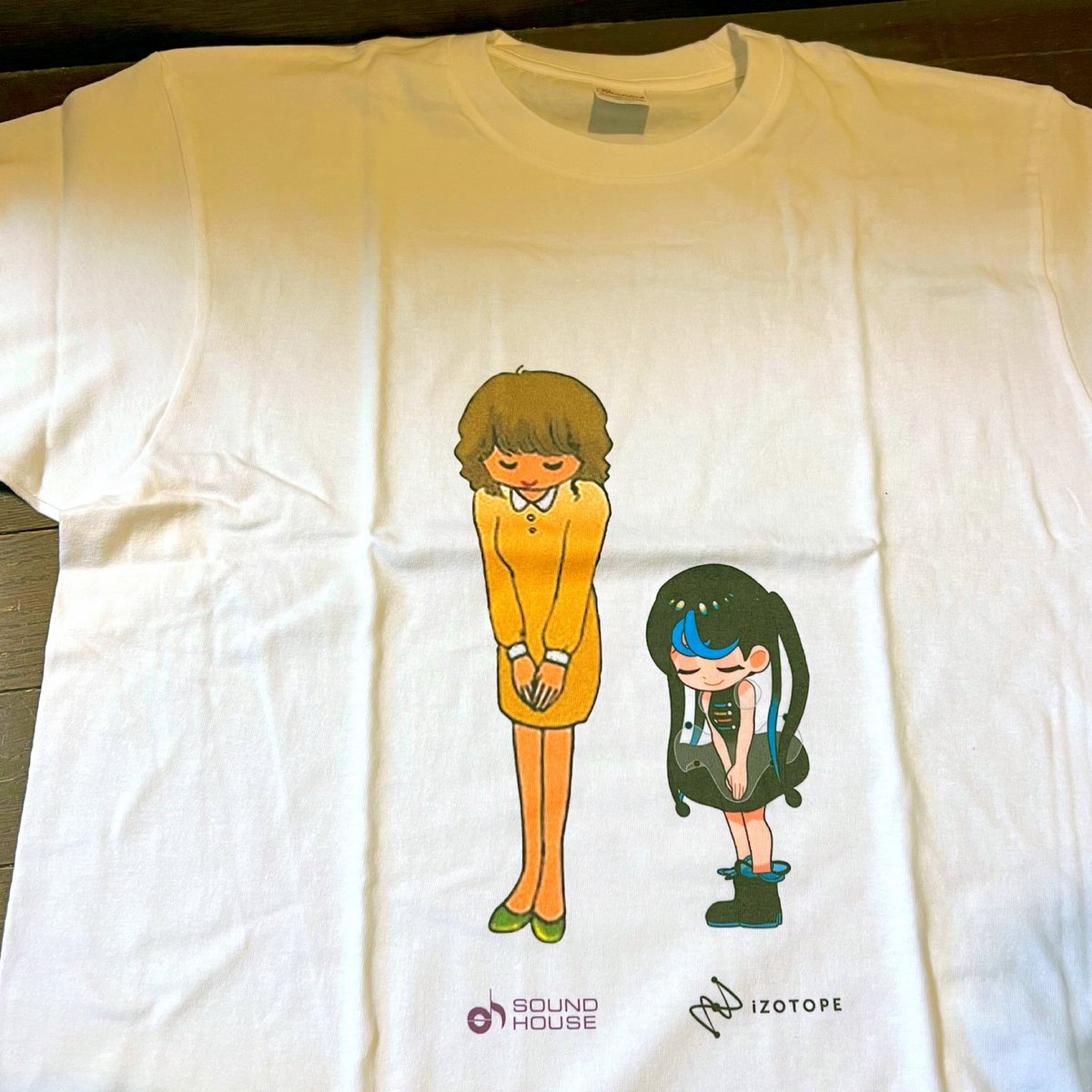 mican5's tweet photo. サウンドハウスお姉さん × iZotopeあいぞたんコラボTシャツ
いただきました❣️
ありがとうございます<(_ _)> https://t.co/VMMMeaMxJd
