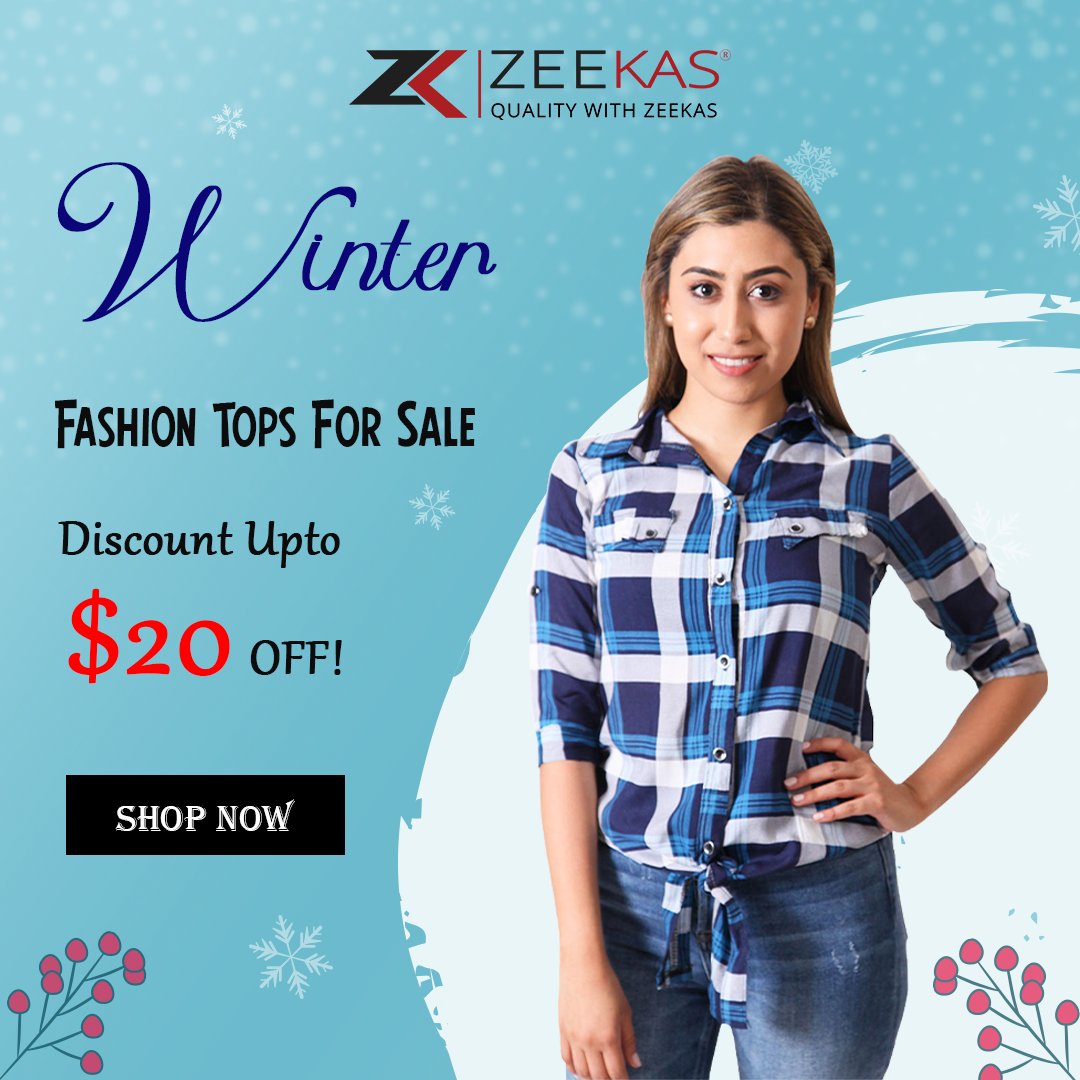 Zeekas3's tweet photo. Do Check Out #Winter #FashionTops For Sale In #USA At #Zeekas. Discount Upto $20 OFF!
Shop Now: https://t.co/v1HCJ0IB6B
#wintersale #sale #fashion #discount #shopping #winterfashion #wintersale #trending #style #wintercollection #ootd #tops #womentops #shirtsforwomen #winterwear https://t.co/xy9Fbpqy3B