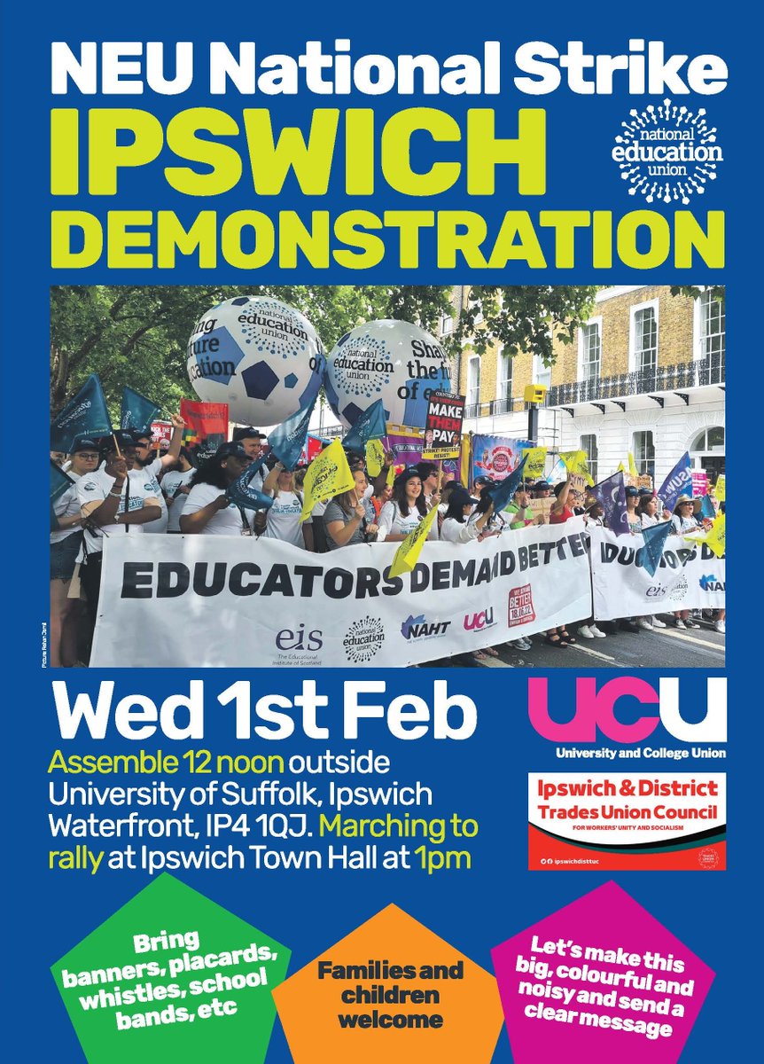 Suffolk UCU tweet media