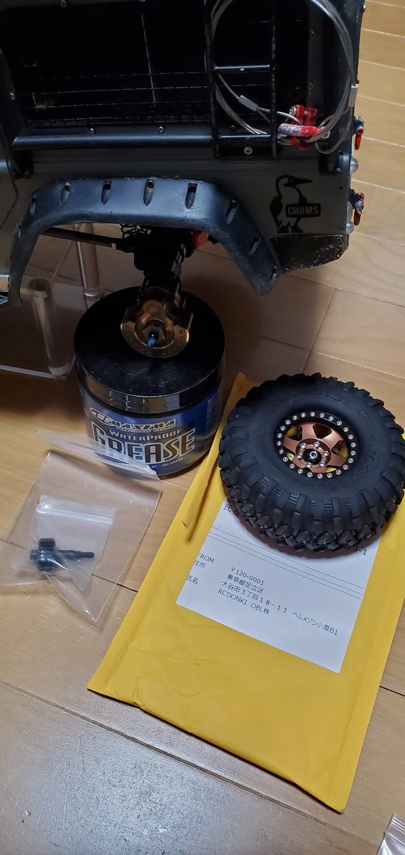 tn3_16's tweet image. 先日壊れたトラクサスのポータルギア
OBLアイさんの早い対応で修理完了(*`･ω･)ゞ
今週末もフィールドへ行ける😎
 #OBL 
 #trx4