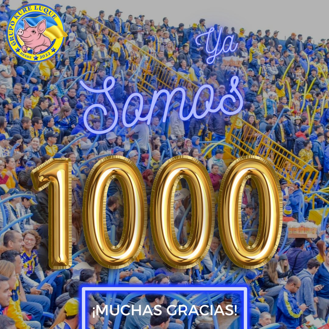 GrupoKureLuque's tweet photo. ¡Llegamos a los 1000 seguidores! 🤩🇺🇦
Y hoy, es el lanzamiento oficial de nuestra camiseta 👀⏳ https://t.co/htdAHG2Wqx