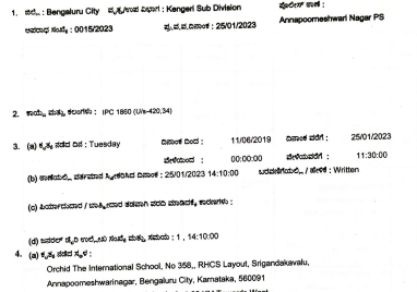 prajwaldza's tweet photo. #UPDATE | FIR registered against Ralph Andrade, president of St Theresa Educational, Cultural and Social Development Society; Sanjay L, the trusts' secretary; Manjula B, the school principal and an unnamed managing partner of K12 Techno Services Pvt. Ltd. #News9SouthDesk https://t.co/5tcKYbKuf8