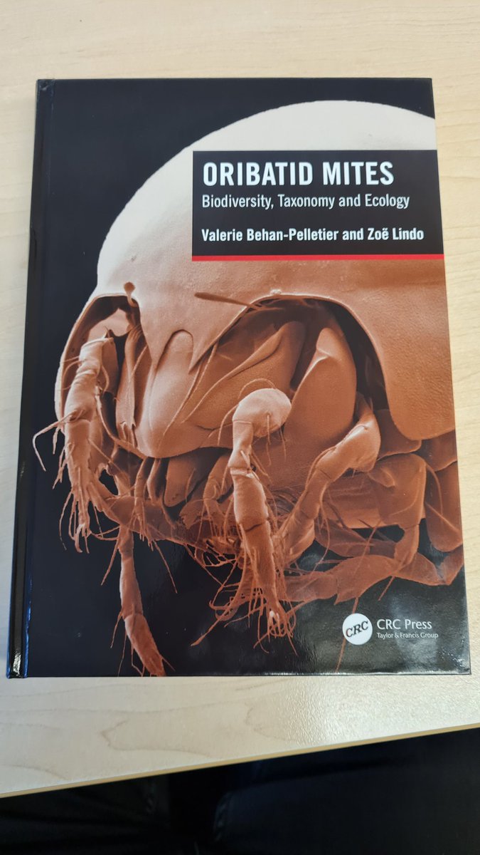 Yesterday I received this amazing new book! If you are working with #oribatida you should get. I am really looking forward to reading it in detail and using it for my work on #mites. #mitesrock