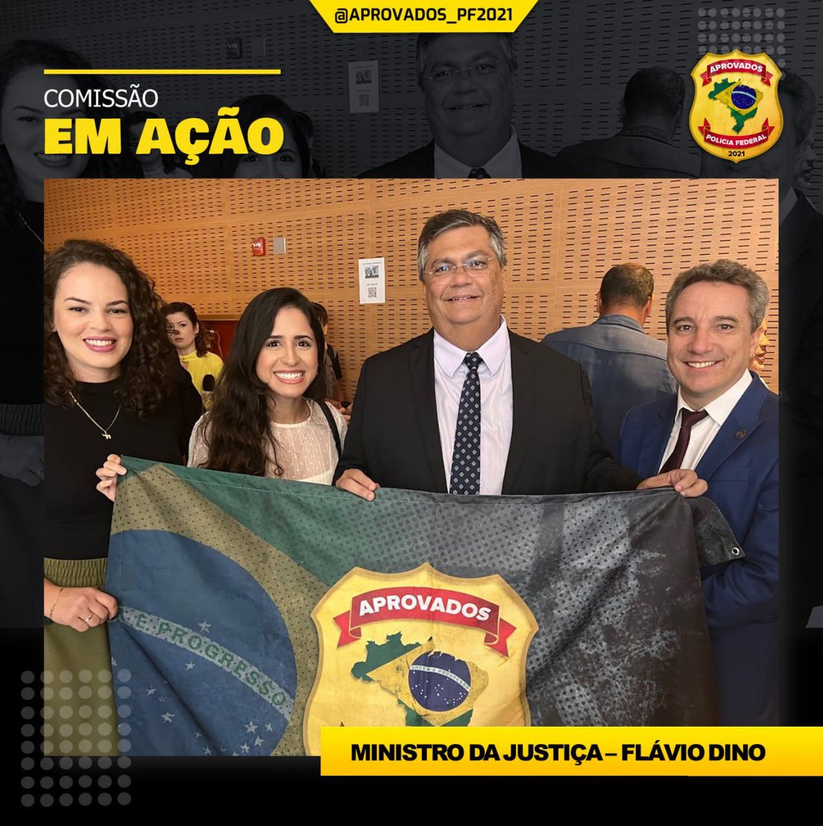 AprovadosPf21's tweet photo. O efetivo da Polícia Federal está precisando de reforço. Todos os setores da PF estão afetados pela falta de policiais, principalmente nas regiões de fronteira e na Amazônia. 
Ministro @FlavioDino, estamos à disposição para recompor os quadros da PF.
#ConvocaTodosPF ⬛️🟨 https://t.co/OiuRpfGysx