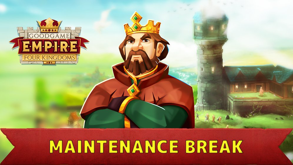 GGE4K's tweet photo. All #E4K servers are now unavailable for scheduled maintenance.
Estimated downtime: 30 minutes https://t.co/uOoFO7MCja
