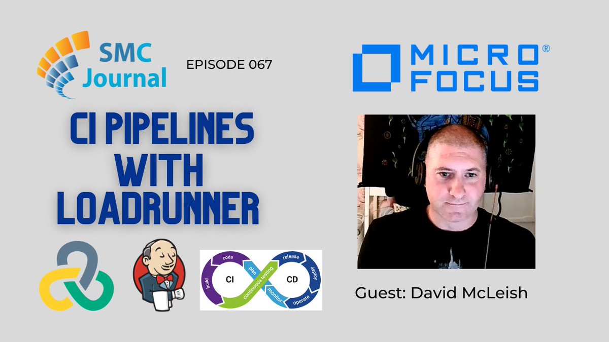 loadtester's tweet image. CI Pipelines with #LoadRunner. Special Guest; David McLeish (Micro Focus). #SMCJOURNAL youtu.be/7bS0DAwh6vM #performancetesting #shiftleft