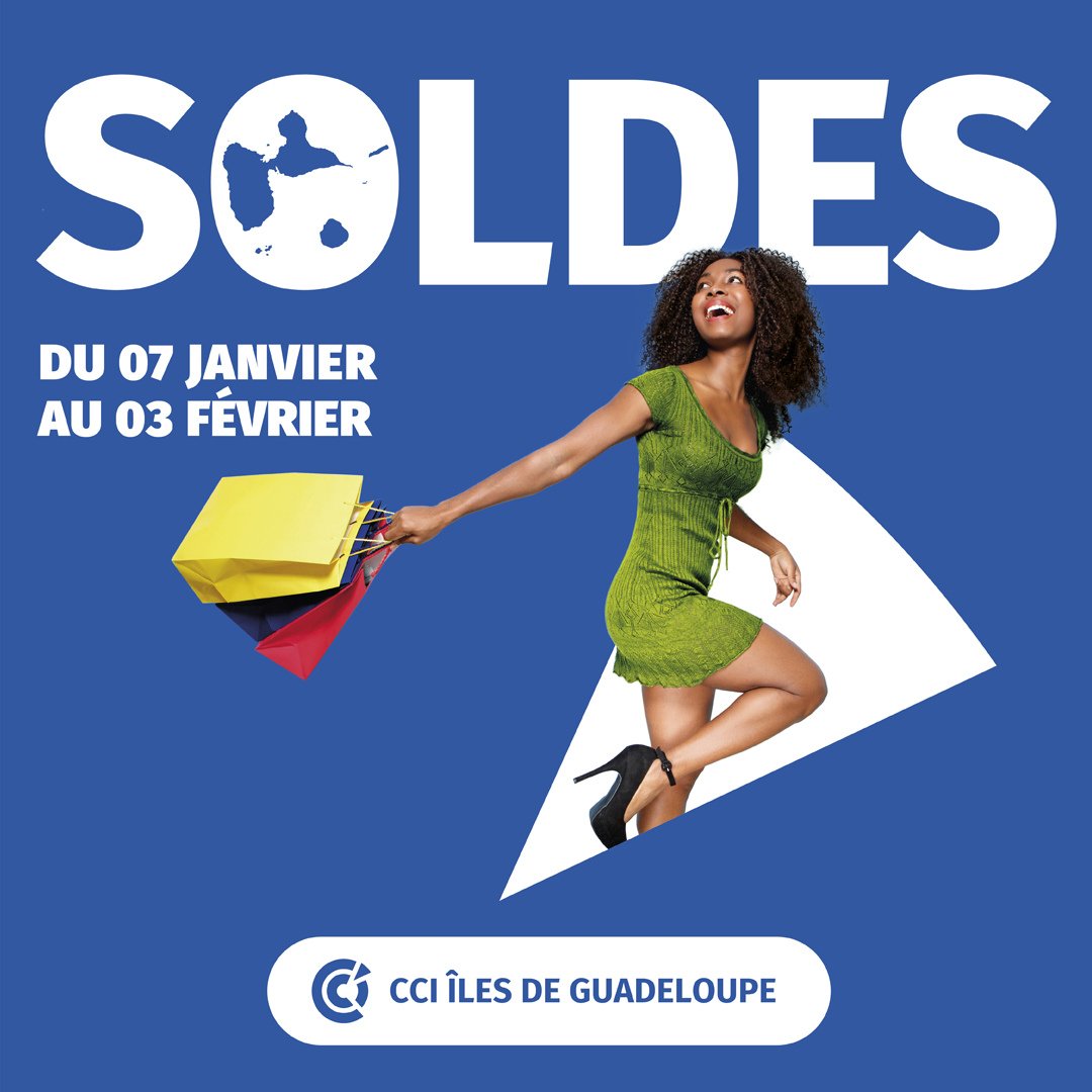 CCI Guadeloupe on Twitter "[SOLDES 🛍] 𝗗𝘂 𝘀𝗮𝗺𝗲𝗱𝗶 𝟬𝟳 𝗷𝗮𝗻𝘃𝗶𝗲𝗿 𝗮𝘂 𝘃𝗲𝗻𝗱𝗿𝗲𝗱𝗶