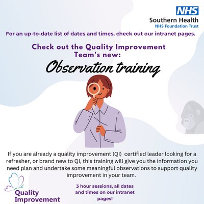 Southern Health Quality Improvement Programme tweet media