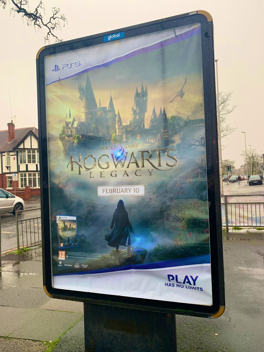 MagiscapeProd's tweet photo. We don’t have any fancy buses in #Blackpool but advertising has begun so thought I would snap it! The production value for this game is immense! #HogwartsLegacy #HogwartsLegacybus @wbgames @WB_Games_UK https://t.co/D8OD7LMzVR