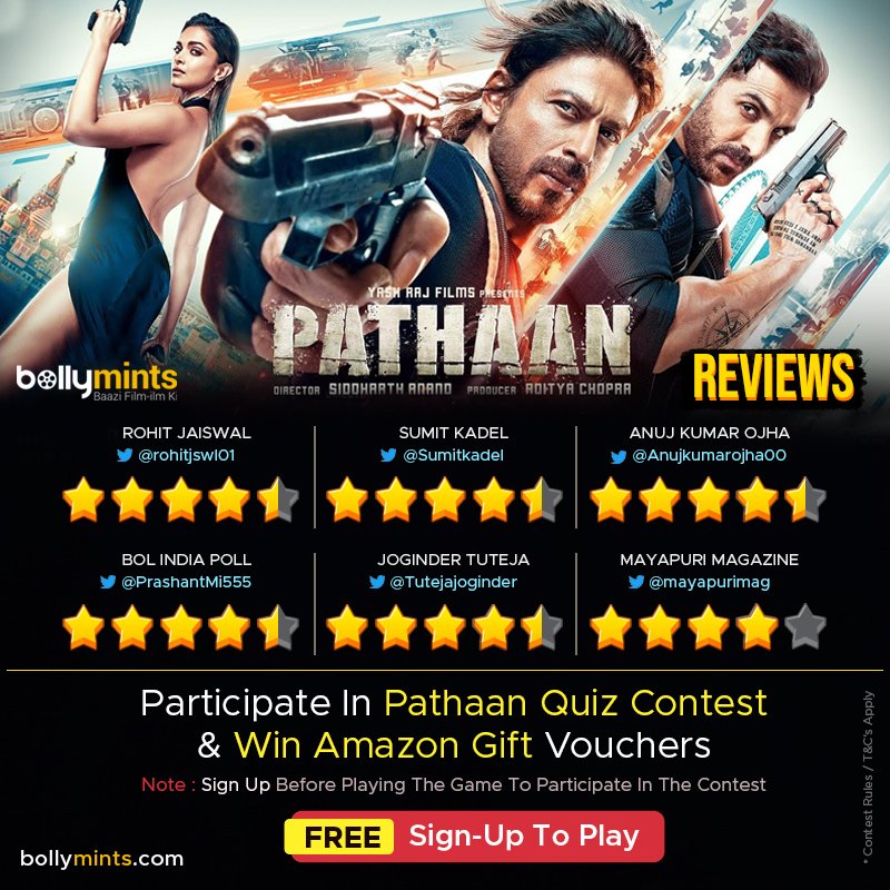 MokkaEngineers's tweet photo. #PathaanReview
A comeback is always stronger than a setback..
@iamsrk registers a strong comeback after 4 years..
#PathaanFirstDayFirstShow #Pathan #PathanMovie https://t.co/kIozu4mBzW