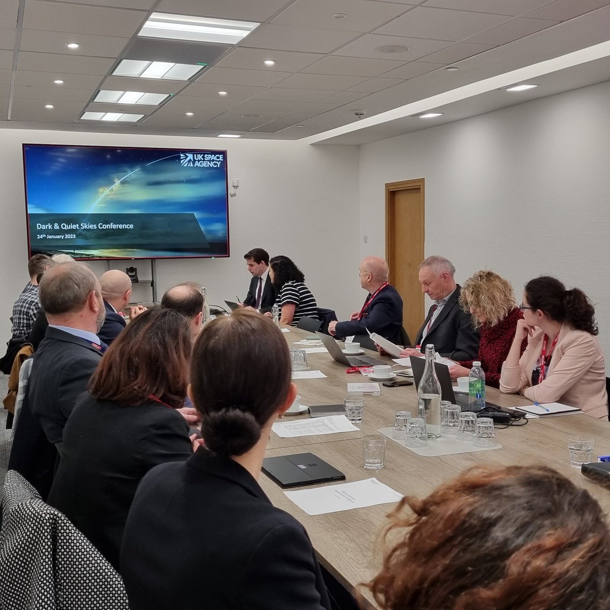 It was a great pleasure presenting at the Dark & Quiet Skies Conference organised by the @spacegovuk along with esteemed professionals who are exploring the solutions to the alarmingly increasing rate of satellites, space junk & light pollution. #ukspaceagency #underonesky