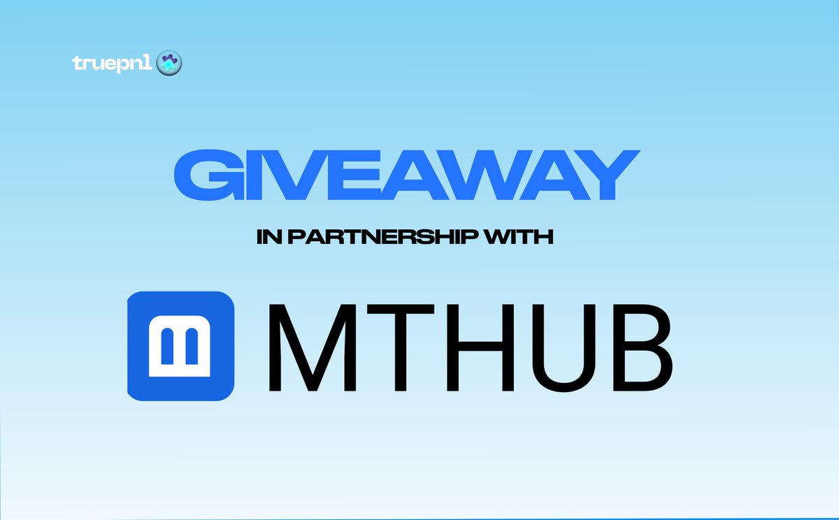 truepnl's tweet photo. 📣 TruePNL x MTHUB Giveaway 

To celebrate our partnership with a bang, TruePNL and MTHUB are bringing you an amazing opportunity to take part in our partnership GIVEAWAY with $200 USDT to be won!

👉 Join the Giveaway: https://t.co/HoP0EojHT9 https://t.co/uPCHfILPTT