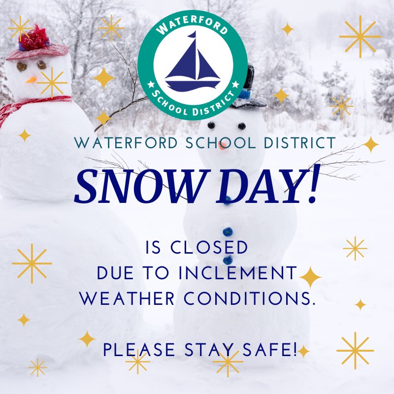 Due to the updated inclement weather forecast, all schools are CLOSED Wednesday, January 25, 2023. Please see wsdmi.org for complete details.