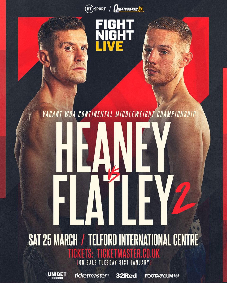 BritBoxingScene's tweet image. HEANEY AND FLATLEY SET FOR TELFORD REMATCH - CAIN TAKES ON BALUTA britishboxingscene.co.uk/championship-n…
