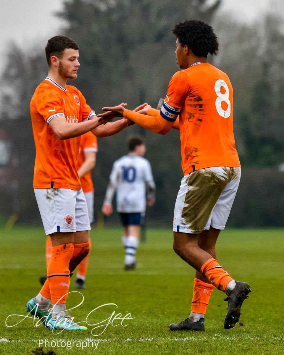 adamgeepics's tweet photo. A true captain's performance from @BlackpoolFC and @BFCYouthAcademy graduate @Tl3mar23 topped off with a goal from the Central League fixture v @pnefc #UTMP 🍊 https://t.co/tw0bZLkj04