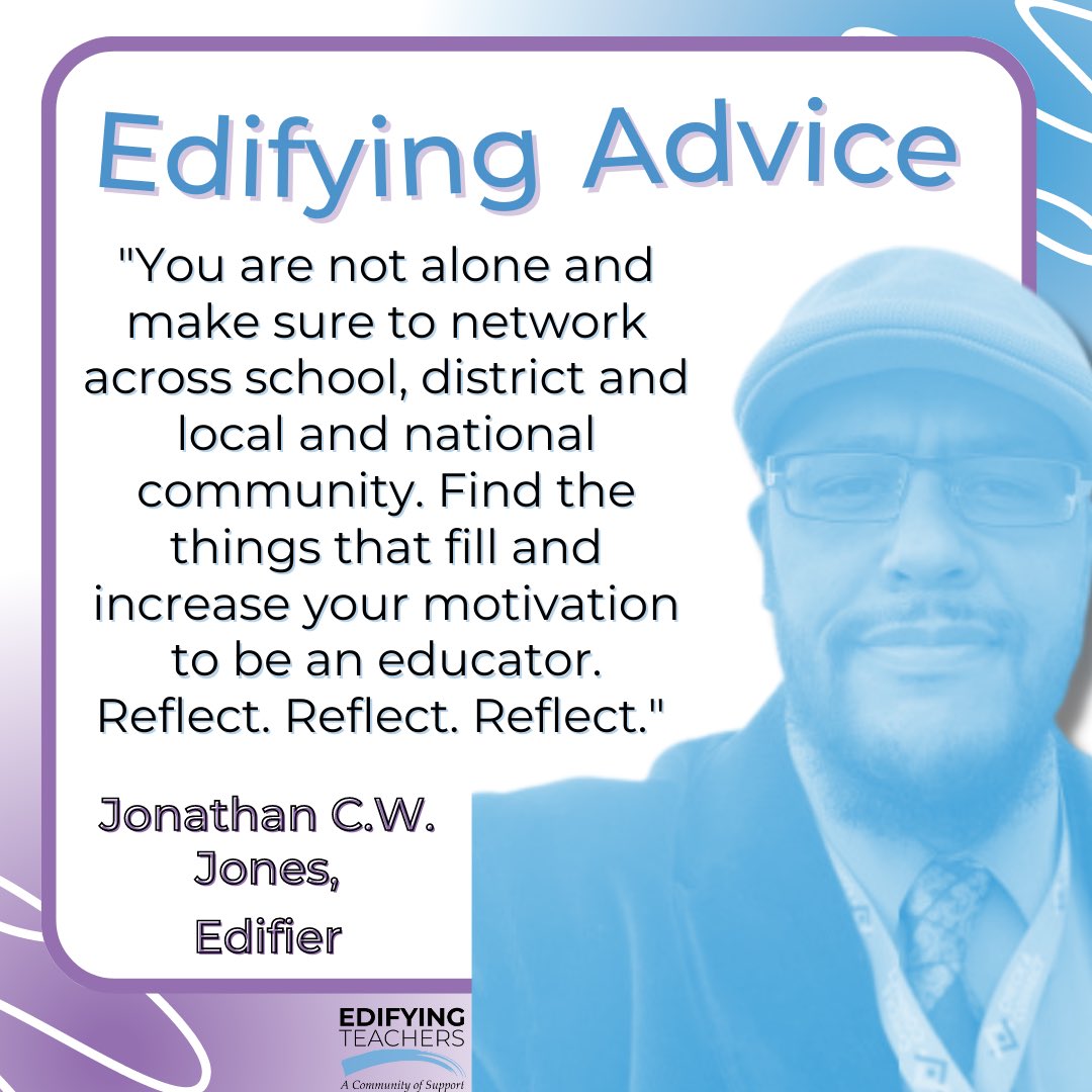 EdifyTeachers's tweet photo. Black men are highly underrepresented in U.S. education, making up less than 2% of the teaching workforce. We’re working to better support, retain, and grow them and other teachers of color.

Here’s some #EdifyingAdvice from @UpLIFTMov Founder &amp; Edifier, Jonathan C. W. Jones: https://t.co/W36ueLrCgu