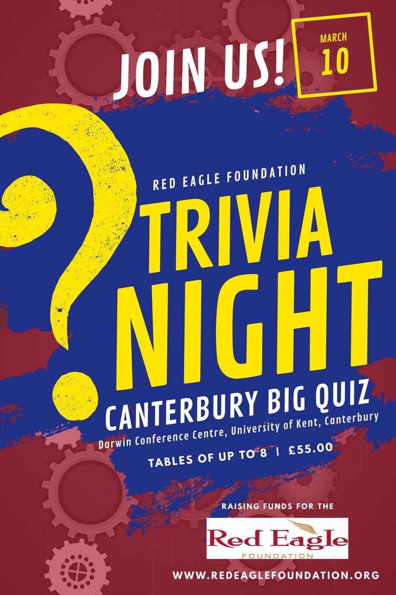 KentWish's tweet photo. Everyone loves a quiz! Works night out and raise funds for a Kent children’s charity. 

Book your space here;
https://t.co/8JKNCYE8zs https://t.co/eDAITN0gUf