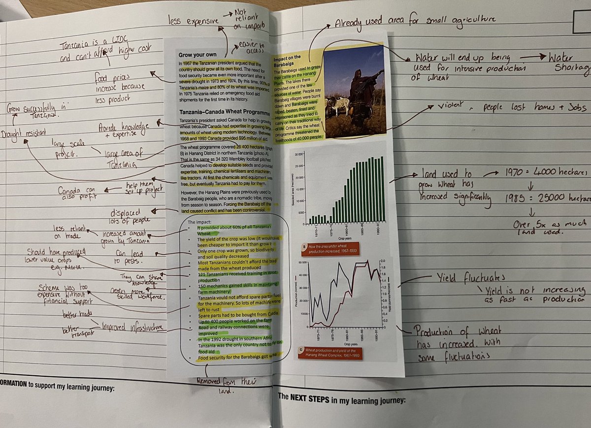 ChorltonTeach's tweet photo. Today I’m Geography we have been investigating a past national scale strategy to increase food security. As part of the lessons students looked at the views of several interested parties https://t.co/AFjY99TMik