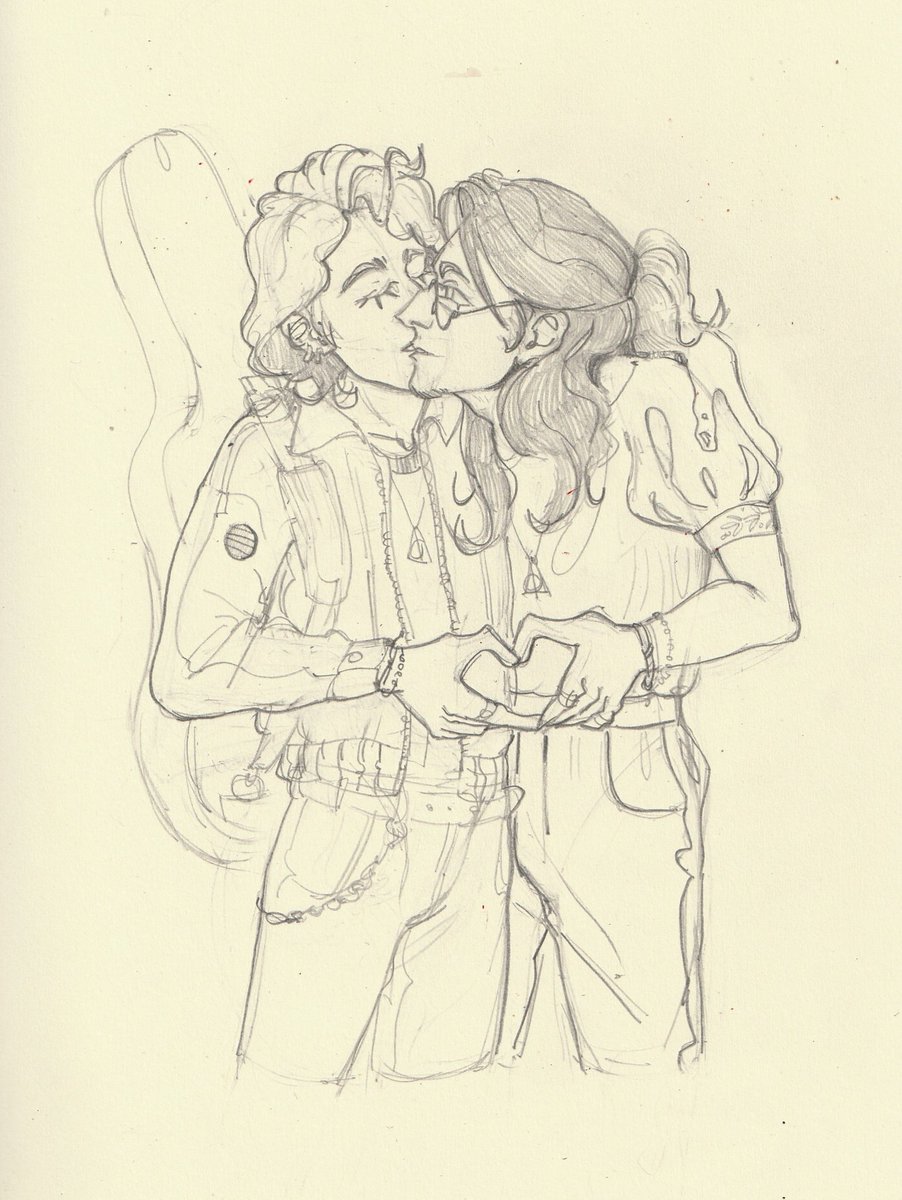 Скетч с модерн аушными Гриндельдорами 
#GGAD #grindeldore