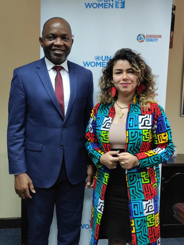 Productive meeting with @aya_chebbi  of @_Nalafem  discussing our partnership in support of young women in Africa. Inspired and looking forward to our collaboration.