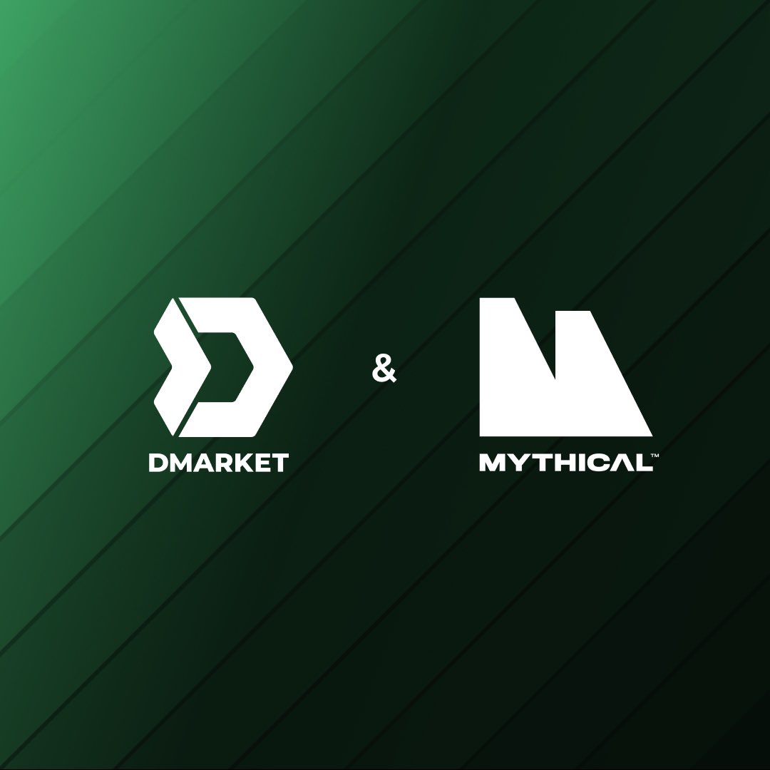 DMarket's tweet photo. DMarket is excited to join Mythical Games to build a new gaming economy together. 

Read more in our press release 👉 https://t.co/gA1mf1Egqf https://t.co/VPmXmvylrA