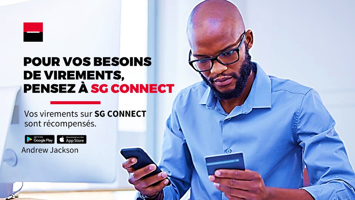 SGCameroun's tweet image. Bonne nouvelle, en ce moment, tous vos virements sont récompensés ! Pour tout virement minimum de 5 000 FCFA, participez automatiquement à la tombola et tentez de gagner des smartphones. Déjà une vingtaine de gagnants…
#SGConnect #BanqueADistance #SGCameroun #TheFutureIsYou