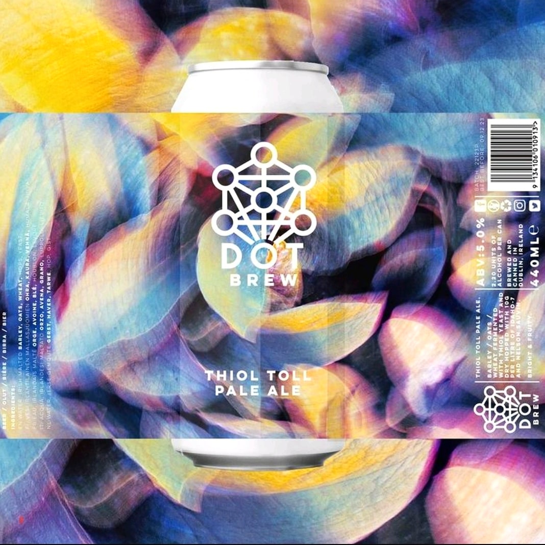 THIOL TOLL 5% 

Shake off the Jan blues with us. We are hitting this month with gusto! Thiol toll a hazy fruit bomb......

Barley / wheat and oaty goodness, fermented with Thiol yeast dry hopped with Idaho7 &amp; nelson sauvin. 

More info ⤵️