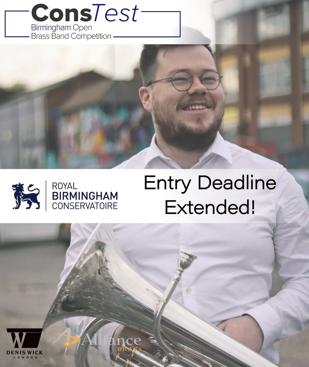 constestopen's tweet image. Important &amp;amp; Exciting News! 📰

We have EXTENDED the deadline for applications to February 6th 2023, and increased the space of the 3rd Section to SIX applicants. 🎺

For more information on how to apply, please go to ConsTest.co.uk/information 📝