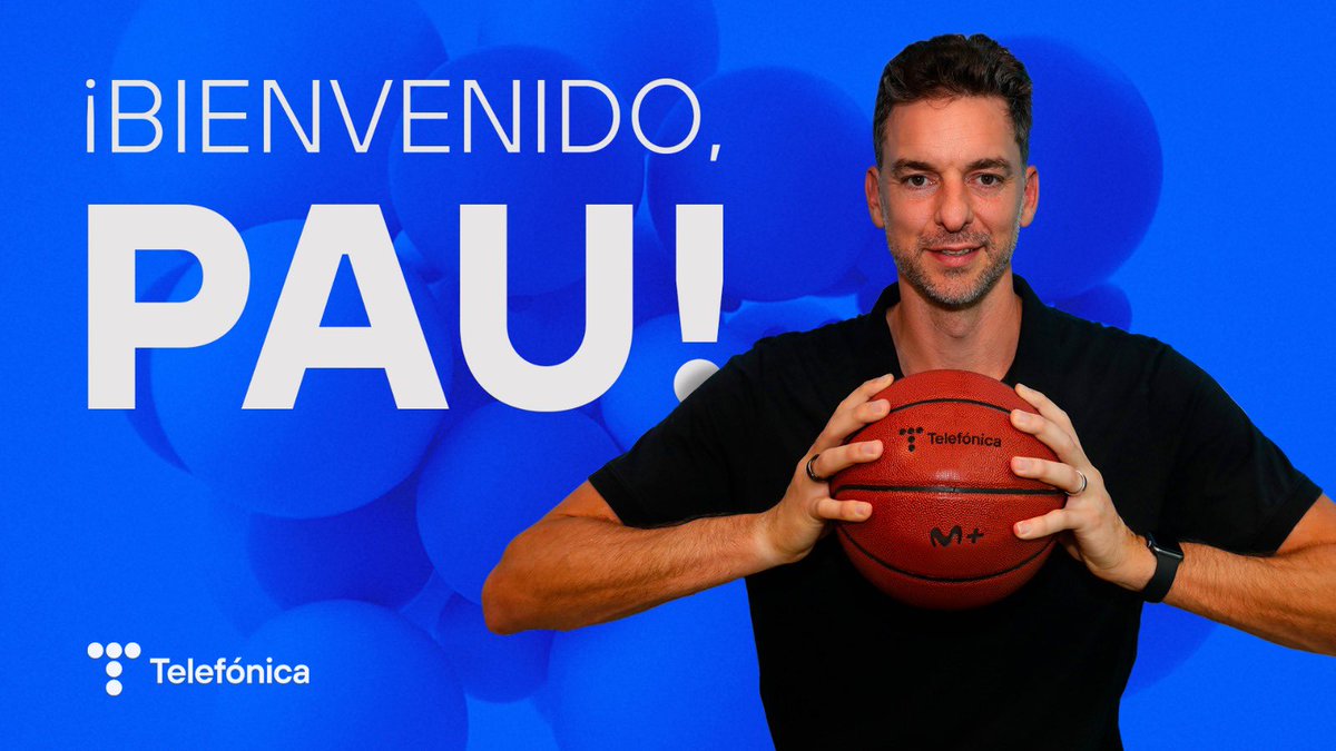 ¡<a href="/paugasol/">Pau Gasol</a> será nuestro nuevo embajador los próximos 3 años! Trabajaremos juntos para promover hábitos saludables y la visibilidad del baloncesto en <a href="/MovistarPlus/">Movistar Plus+ | Club de fans oficial de Hollanov</a>. #BienvenidoPau #WelcomePau