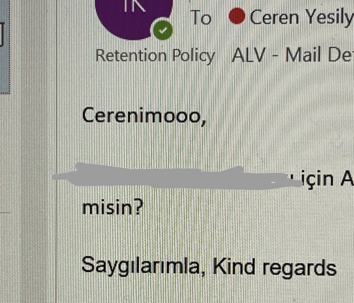 Şimdi bana ne kurumsal mailler geliyordur değil mi