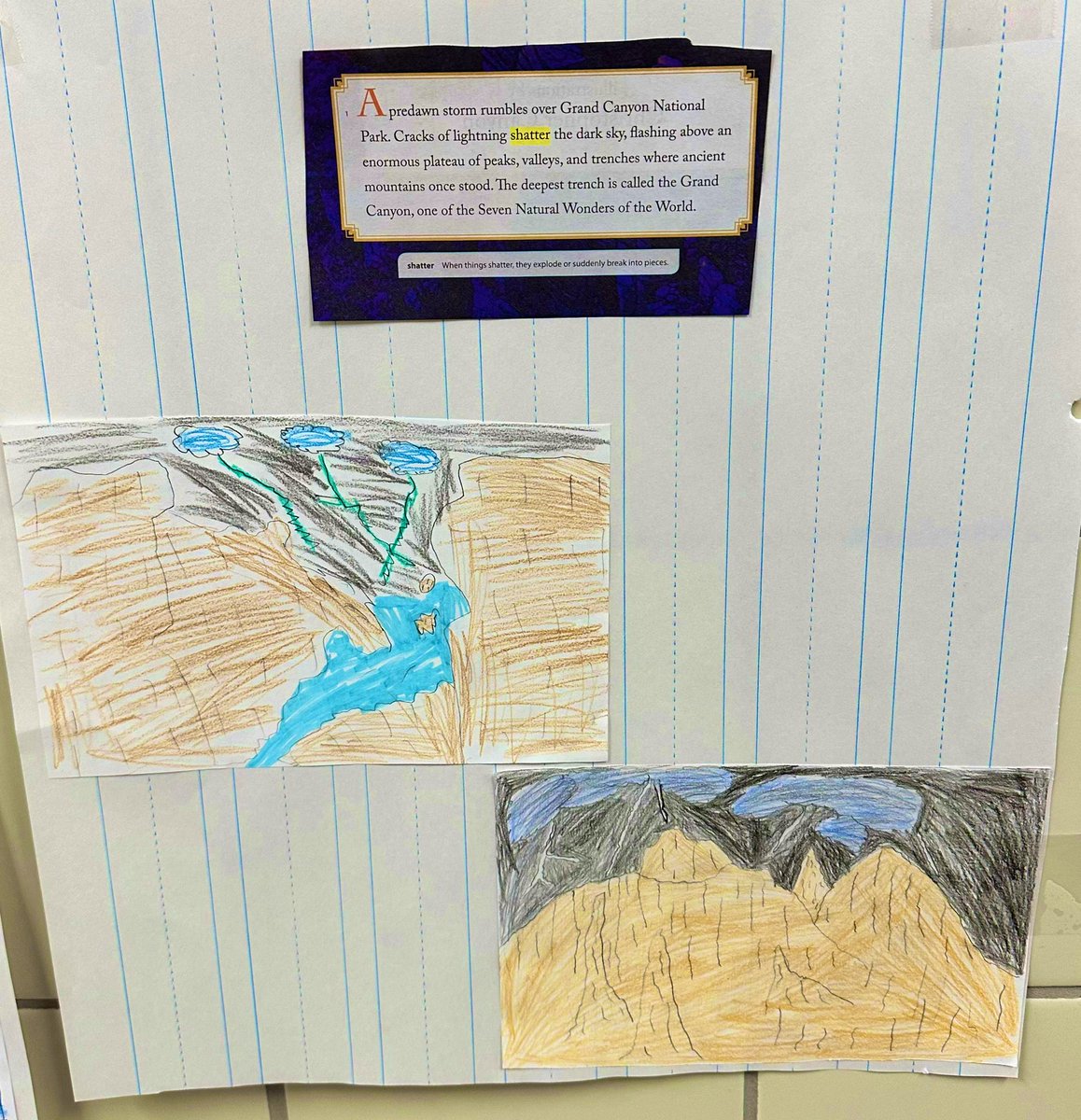 maestralife's tweet photo. Wrapping up Module 6! My students analyzed the author’s descriptive language to create mental images.
#teachertwitter @HMHCo @TheTeacherRoom #authorscraft https://t.co/1zoB3glRUB
