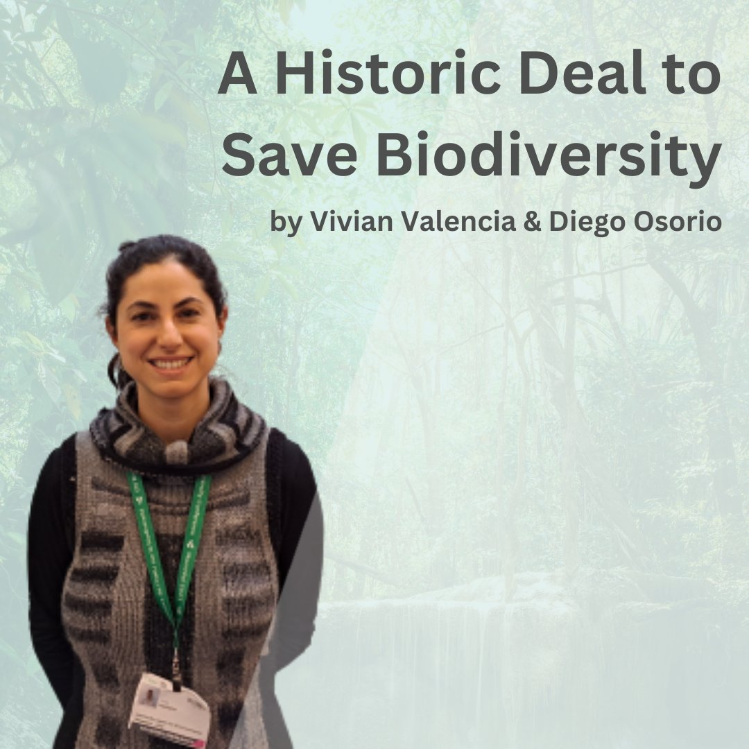 Interested to learn more about the new deal that will work to save biodiversity and the planet by GDL members Vivian Valencia, PhD &amp; Diego Osorio? 

Read more here! -&gt; global-diplomacy-lab.org/blog/a-histori…

#diplomacymatters #globaldiplomacylab #biodiversity  #cop27 #climatechange
