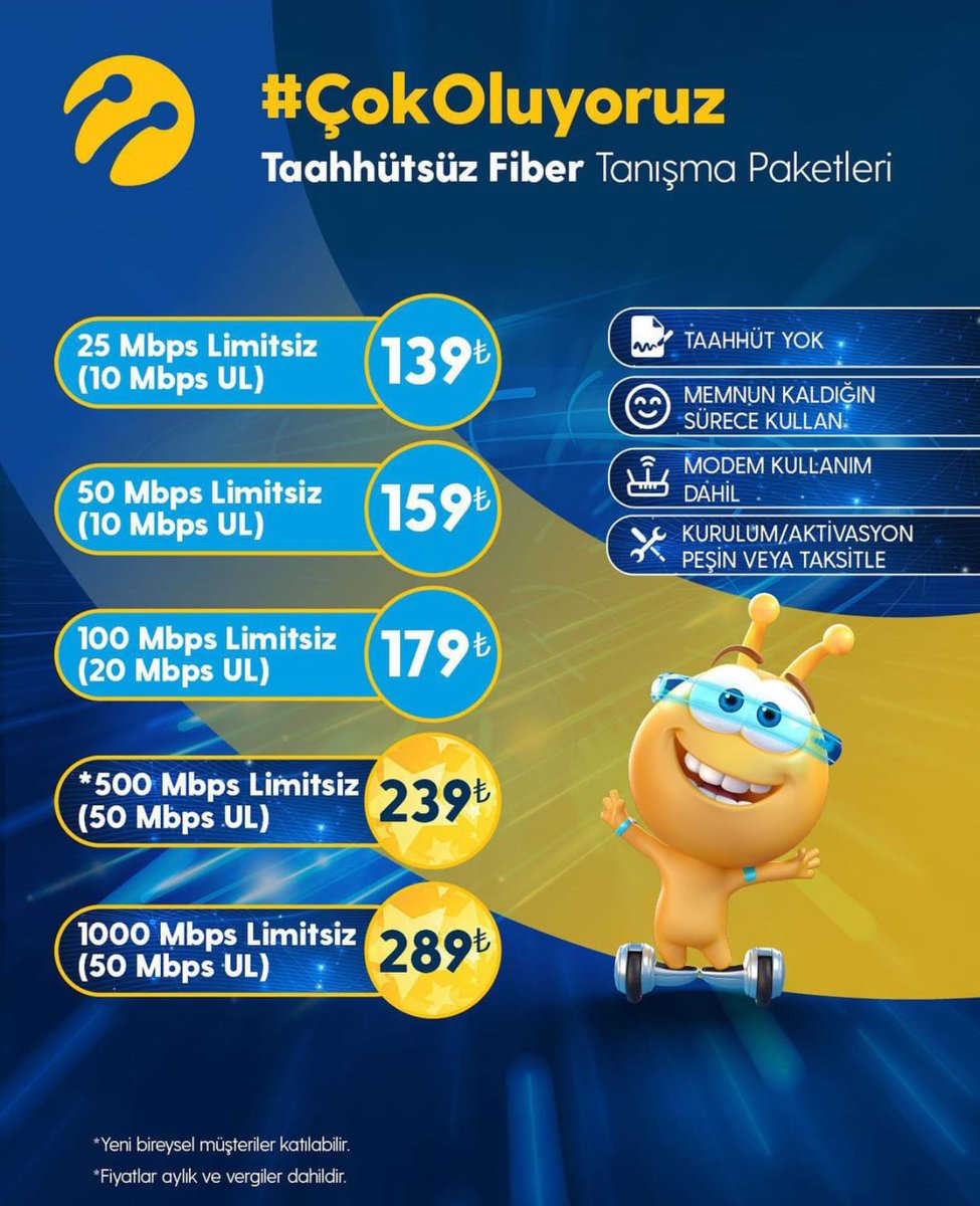 Turkcell Superonline Başvuru & Destek tweet media