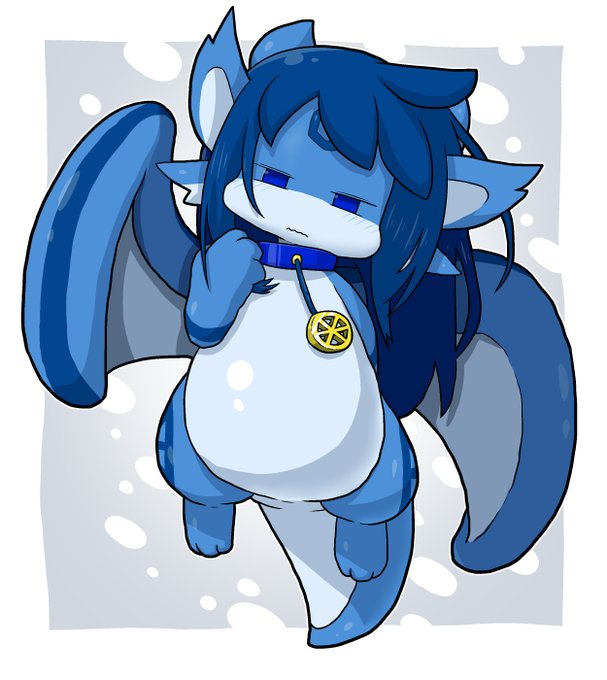 寒すぎるのでマフユビちゃん描きました 