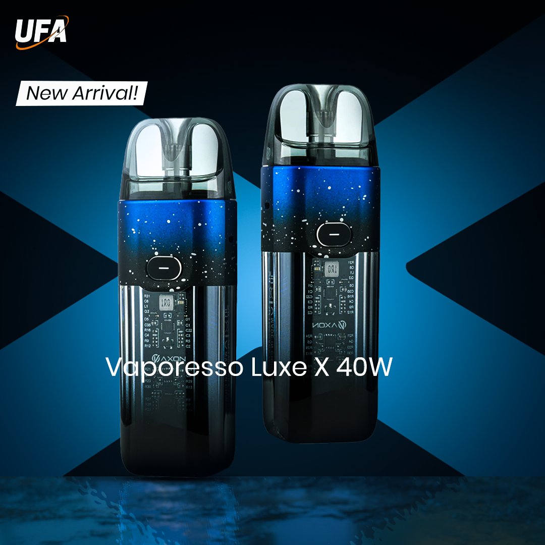 Vaporesso Luxe X Pod Kit first 40w with non-replaceable coils. The transparent body emerges with a futuristic style and sense of technology 

ORDER - bit.ly/3JaQAyP
.

.
#UFAMarketplace #NewArrival #Vaporesso #LuxeX #VaporessoPodKit #VaporessoLuxeX #VapeUK #vapecommunity