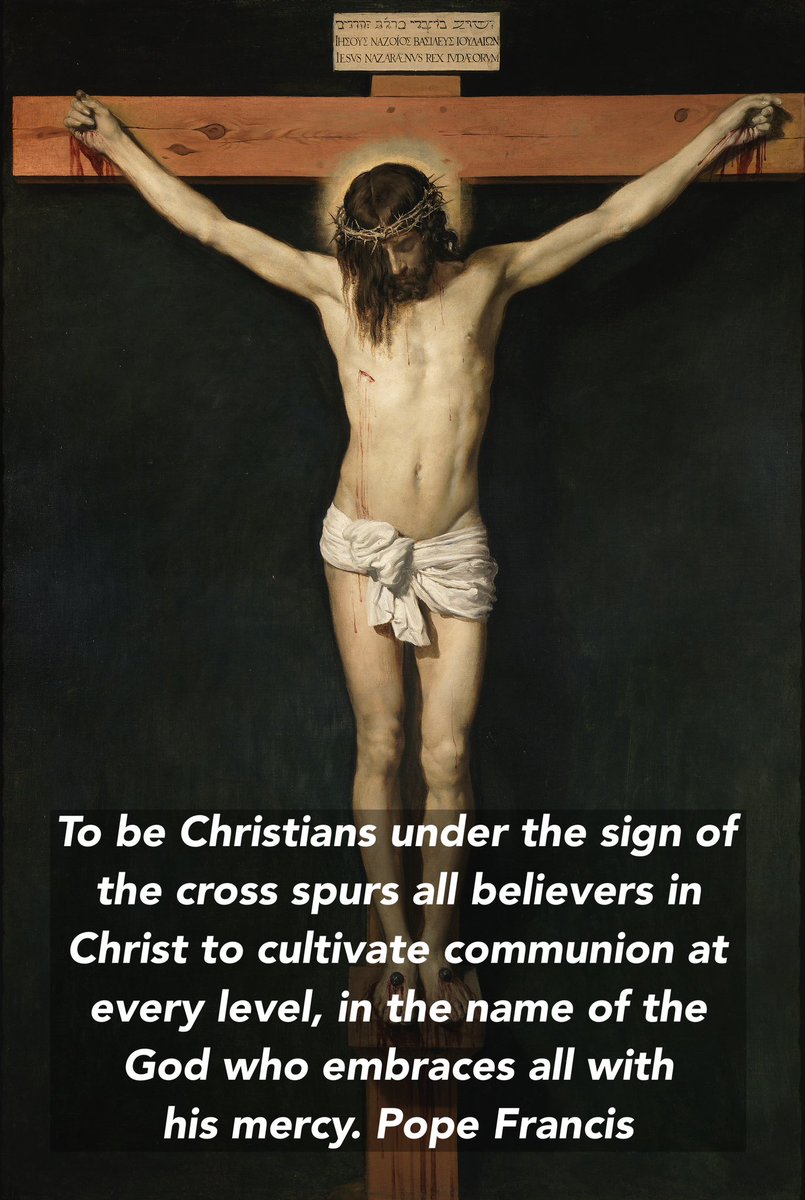 christians_east's tweet photo. @Pontifex To be Christians under the sign of the cross spurs all believers in Christ to cultivate communion at every level, in the name of the God who embraces all with his mercy. #Prayer #UnityOfChristians #PopeFrancis https://t.co/pwe8sC4ndB