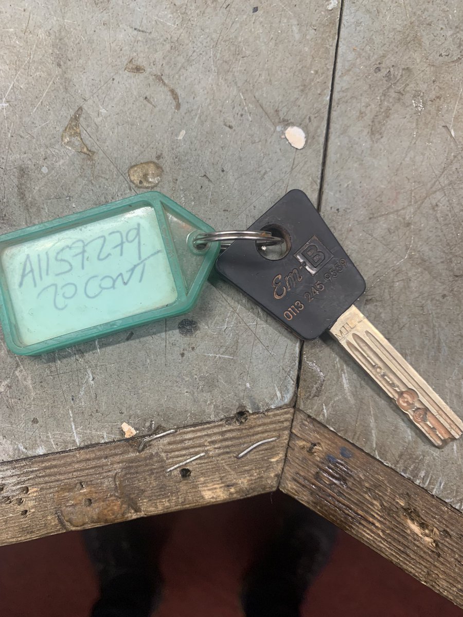 Lost key found outside the shop @ColdBathRoad #harrogate