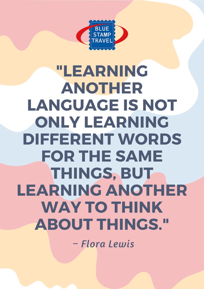 stamp_travel's tweet photo. Check out the Blue Stamp Travel website to view and download our posters for free! #mfl #langchat #mfltwitterati #quoteoftheday https://t.co/HwOMmMQuVW