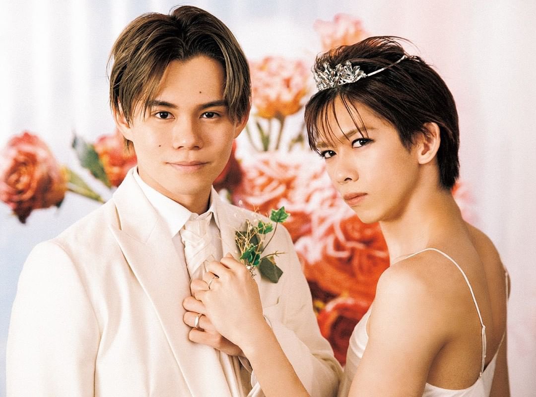 saki_bt_08's tweet photo. リョウガさん一瞬誰か分からんかった😳ちゃんと新郎新婦に見えるのすごい…！さすがです👏✨️ https://t.co/ujH2mZio7g