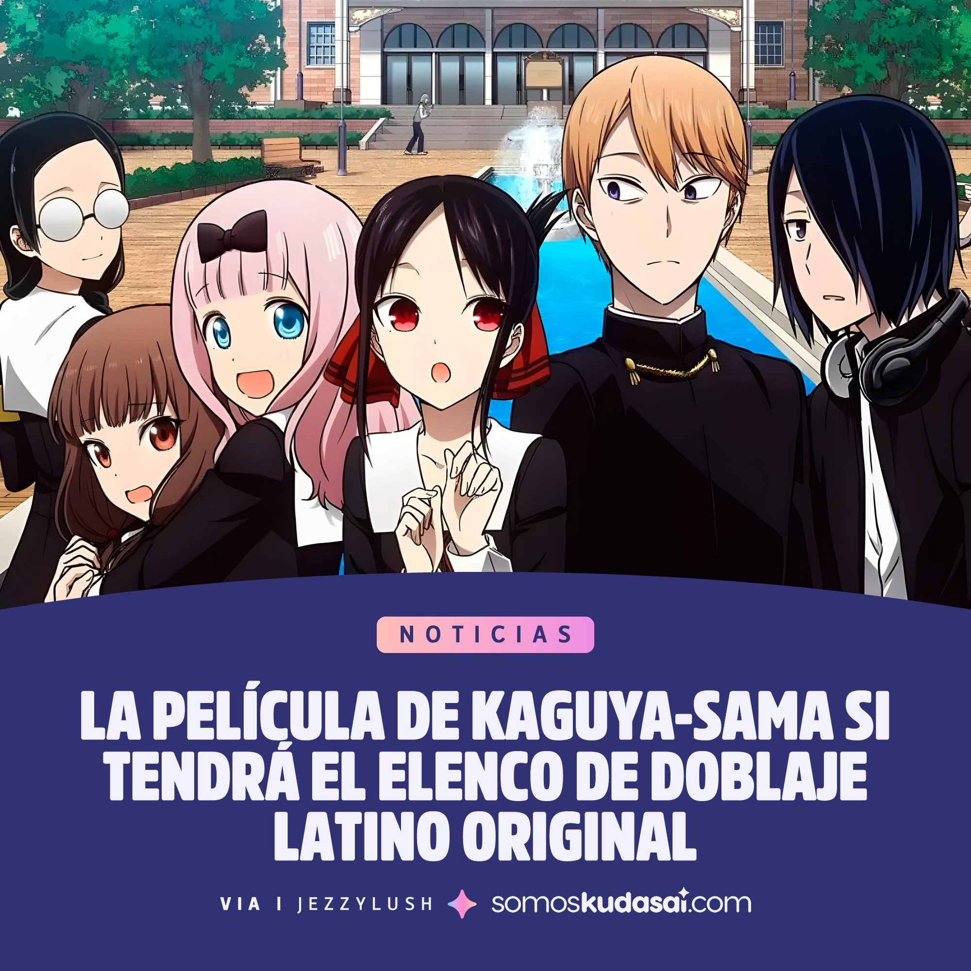 Yo tambien apoyo el doblaje mexicano - Y de pronto flash El doblaje de Kaguya  Sama ya está confirmado y llega mañana MAÑANA!!! a #crunchyroll  Esperemos que el elenco de #DoblajeMexicano este