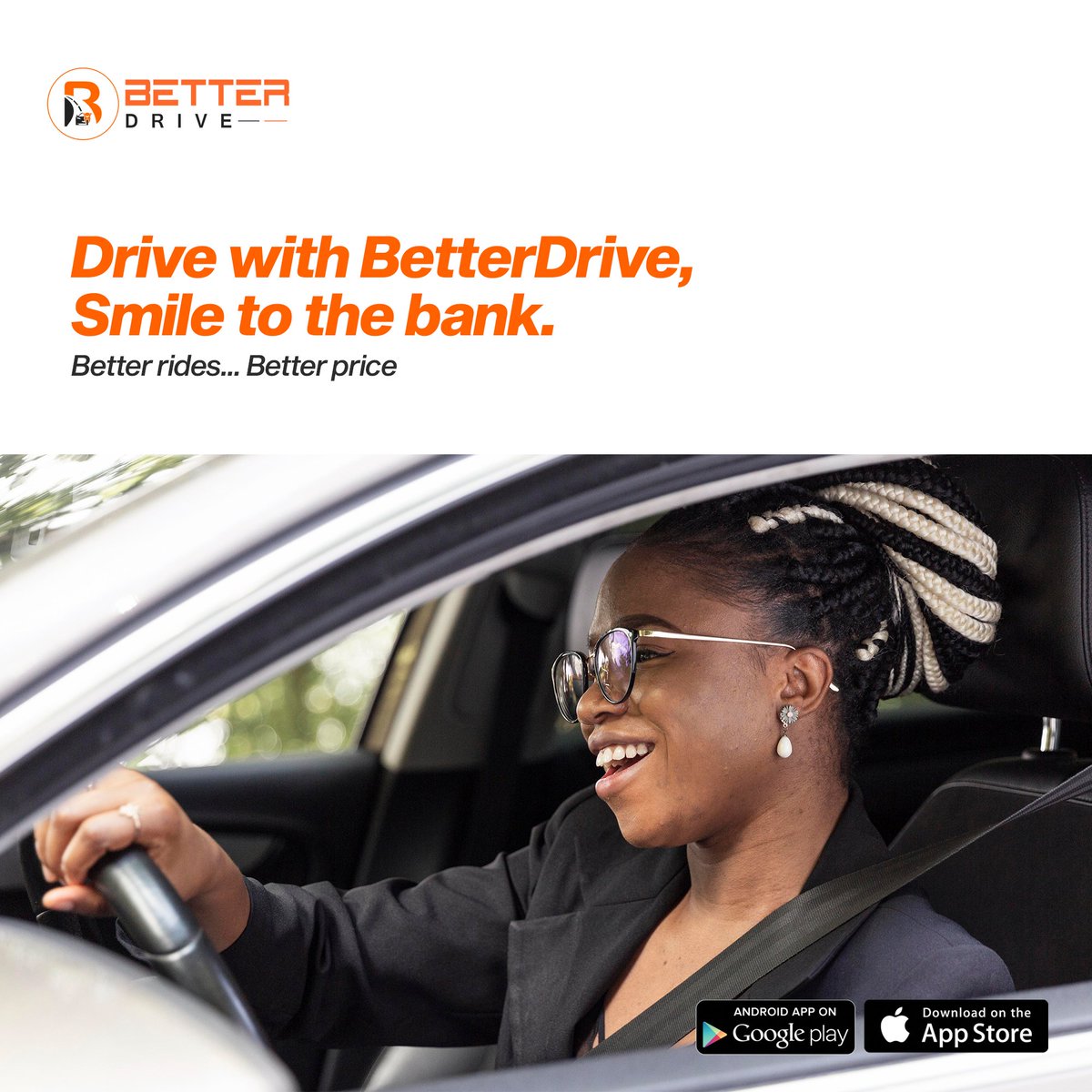 BetterDrive_'s tweet photo. It's a different smile when you make money with BetterDrive. Even the banks know that...

#uber #taxi #rideshare #driver #cars #travel #transportation #logistics #transport #trucking #travel #cargo #trucks #truck #truckdriver #business #delivery   #quality #ibadan #betterdrive https://t.co/zvX7DWDfp2