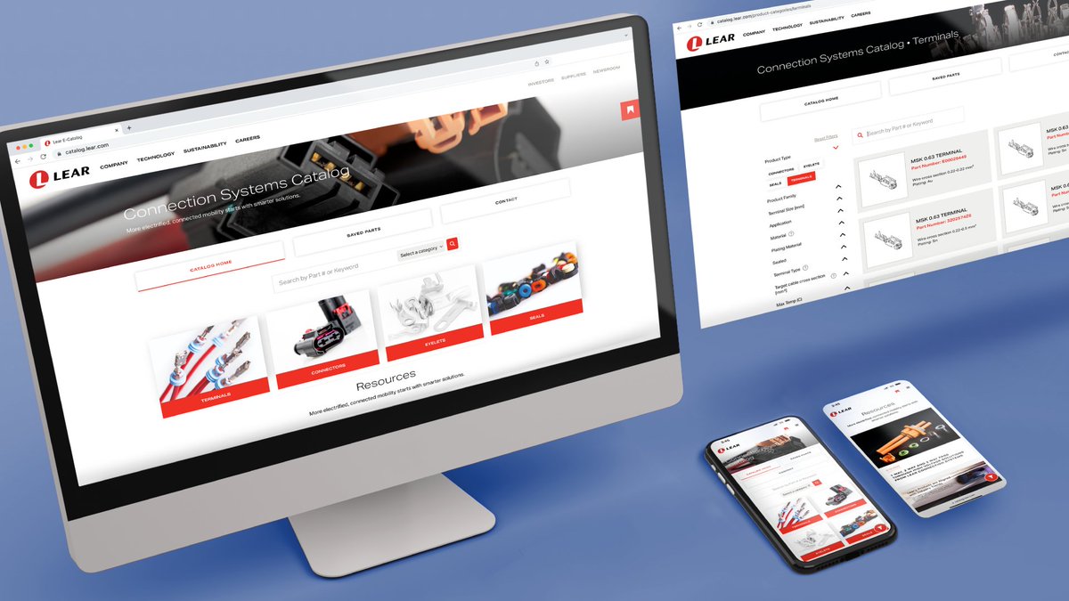 LearCorporation's tweet image. Have you viewed our #connectionsystems catalog? To better serve our global customers, our catalog features our product portfolio of high and low voltage solutions, easy-to-use part number search and more features to help customers get the parts they need. bit.ly/3WCc0Il