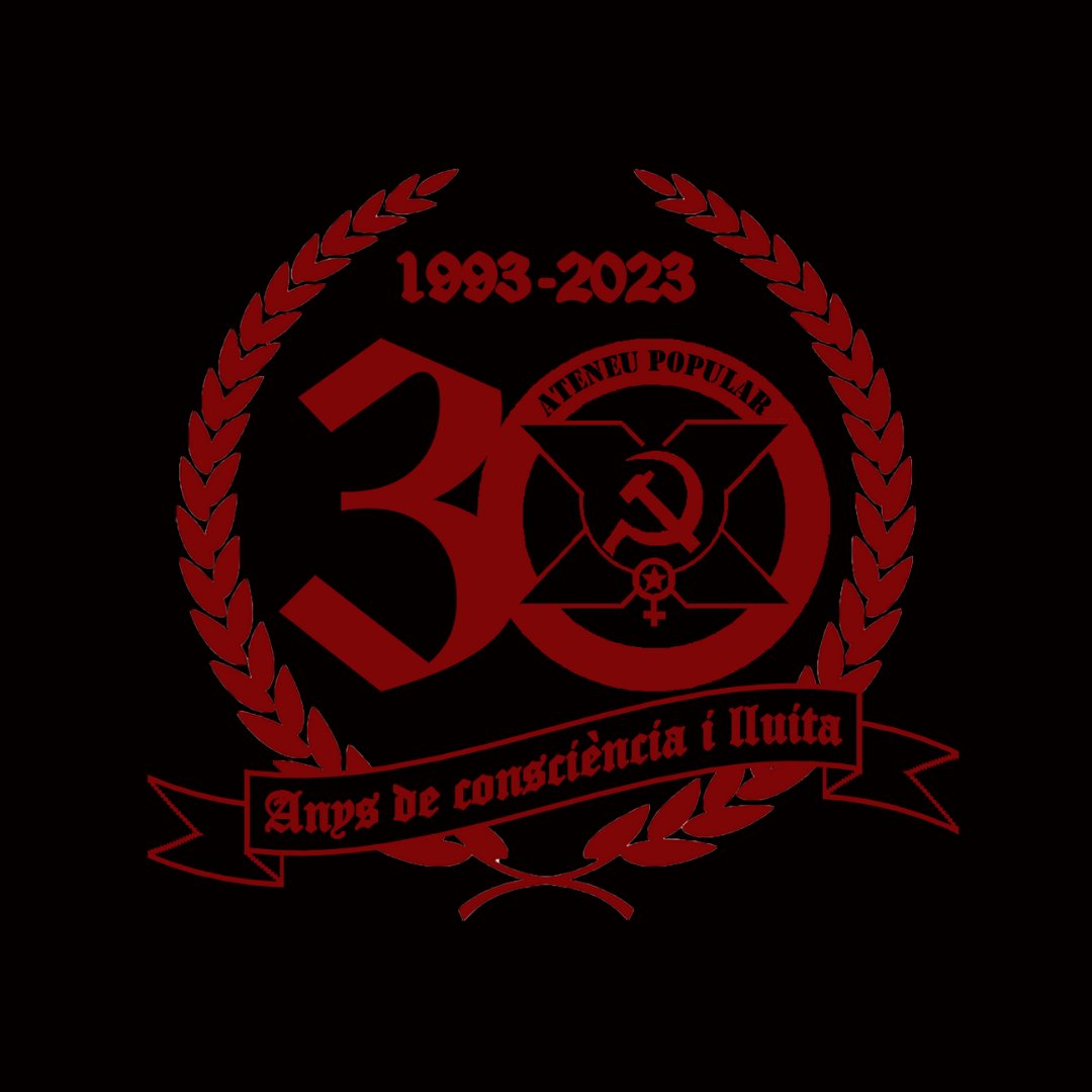 30 ANYS DE CONSCIÈNCIA I LLUITA ✊🏽

Avui us presentem el logotip que farem servir enguany en commemoració als 30 anys de l'Ateneu Popular X. 

En aquests 30 anys hem tingut moments de canvis i de provocacions, de creixement i de resistència.