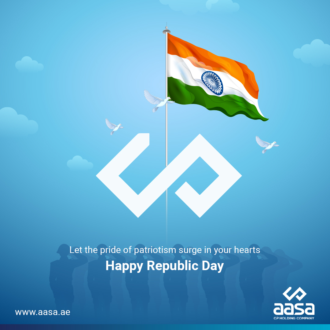 Fondly reminiscing the historic day on which the Nation's Constitution came into force guaranteeing its citizens a set of fundamental rights they are entitled to. We wish you all a Happy Republic Day.

#aasagroup #republicday2023 #republicdaywishes #dubai #dubaicity