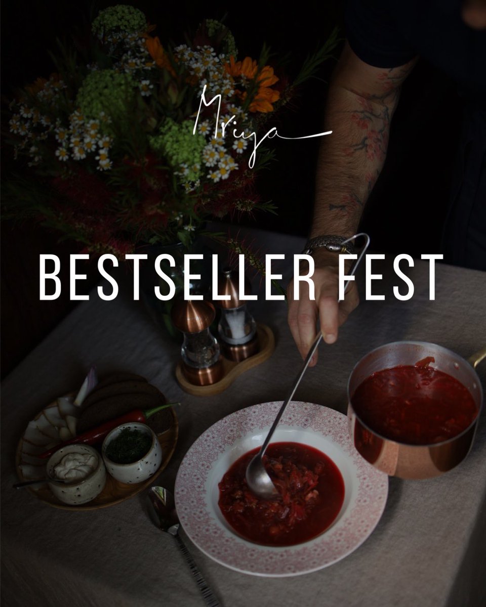 How about 5 favorite courses for £55? Don’t miss our Bestseller Fest. 

#UkrainianCuisine #LondonFood #LondonRestaurants