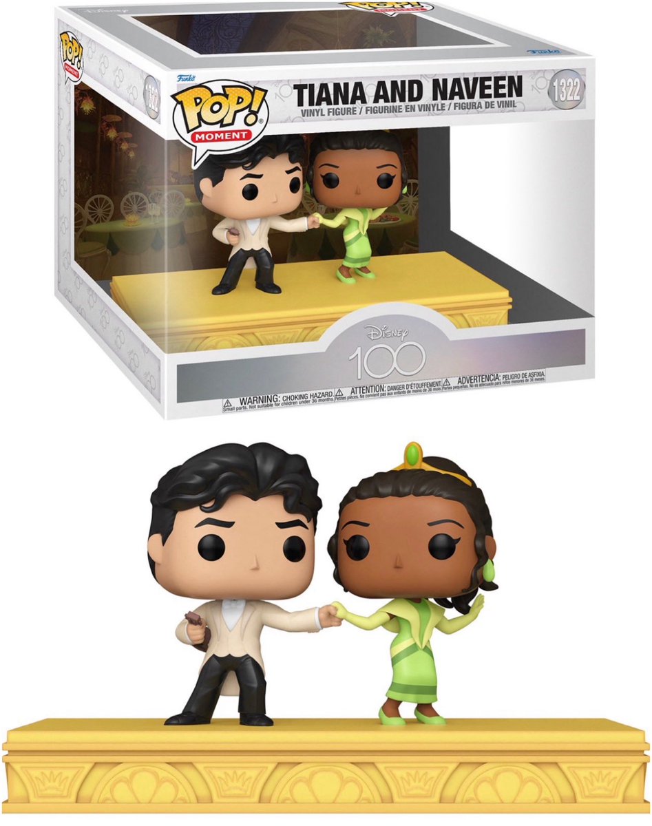  Funko Pop! Moment: Disney 100 - Tiana and Naveen